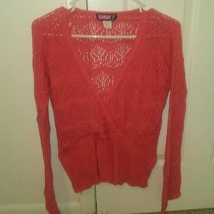 Coral sweater